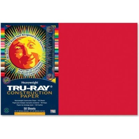 PACON CORPORATION Pacon® Tru-Ray Construction Paper 12" x 18" Holiday Red 102994